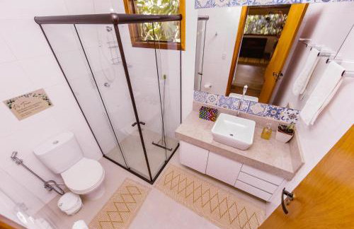 Casa Rosa - Paraíso na Natureza piscina natural, Wi-Fi - 25 minutos do centro - Foto 12