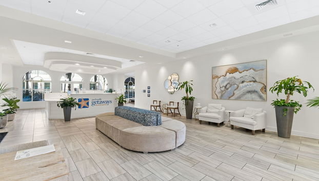 Zona de estar del vestíbulo