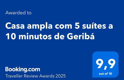 Casa ampla com 5 suítes a 10 minutos de Geribá - Foto 49