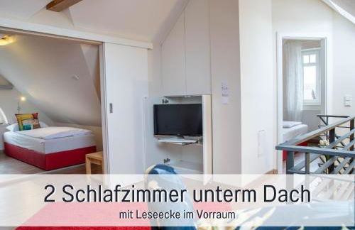 Dahem-Apartments - ruhig Parkplatz Rhein Main Gebiet gut erreichbar - 3 Apartments - barrierefrei mit Garten und Hund auf Anfrage -- 2 SZ Maisonette mit Balkon, -- 2 SZ mit Balkon - Foto 61