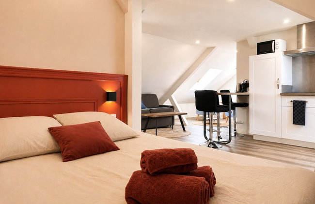L'Horizon Bleu - Appartement 4 chambres avec cour au centre Bourbourg - Foto 11