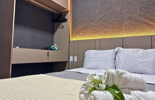 MHV Milagres - Studio Guadalupe 05, quarto e sala privativo a poucos metros da Praia do Marceneiro - Foto 49