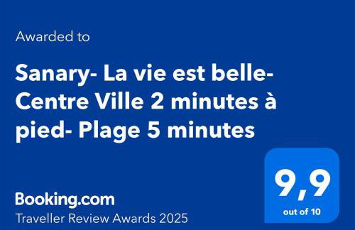 Sanary- La vie est belle- Centre Ville 2 minutes à pied- Plage 5 minutes - Foto 2