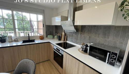 Jo's Studio Flat Limens - Foto 3, stove, dishwasher