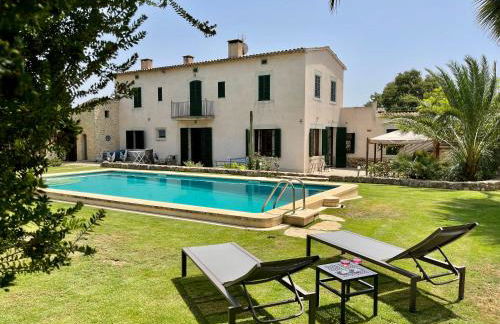 Son Jordi nou, beautiful villa near Alaro big swimming pool, BBQ mountain views 12people - Foto 4