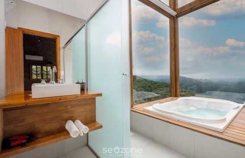 Linda cabana com jacuzzi na montanha VST013 - Photo 18