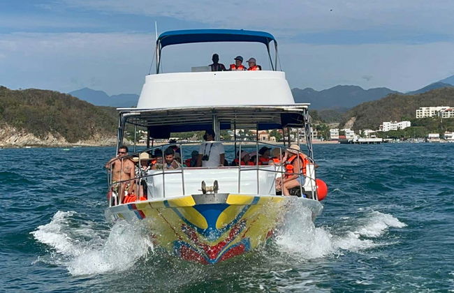 Passeio de barco pelas baías de Huatulco - Foto 6