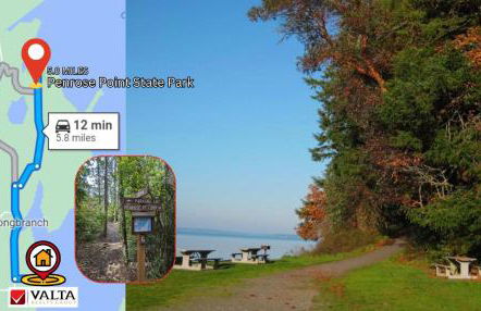 Oceanfront Retreat, Mount Rainier, King bed, Games - Foto 50