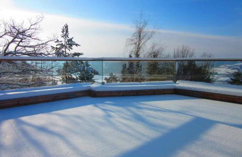Ferienhaus hoch über dem Taubertal mit fantastischem Weitblick, Dachterrasse, 2000m2 großem Grundstück und Kamin - Foto 33