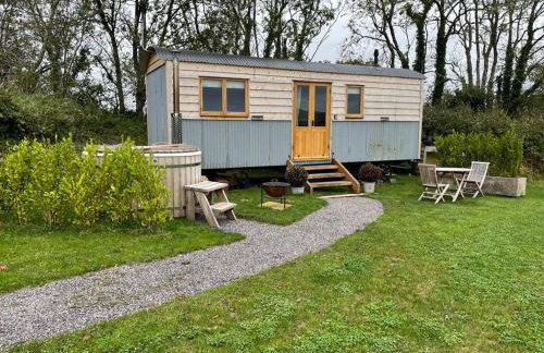 The Acorn - Luxury Shepherds Hut hot tub panoramic views - Foto 11