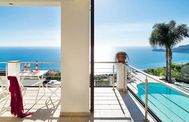 Villa With Panoramic Sea View Pool Near Taormina - Foto 25