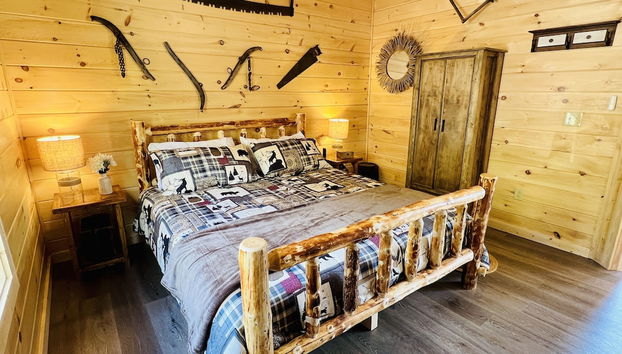 A Tyme To Chill 2 Bedroom Cabin by RedAwning - Foto 2, Habitación