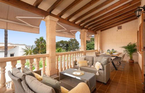 Villa Teix de Bonaire para 10, jardines y vista mar - Foto 18