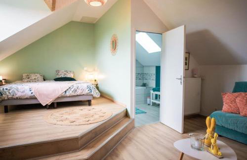 Longère rénovée avec charme, 5 chambres, grand jardin, proche du village, idéale pour 15 pers. - FR-1-410-355 - Foto 23