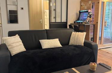 T2, Balneo, sauna, lit rond, jeux arcades, parking - Photo 11