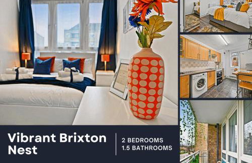 Chic 2-Bed Flat with Workspace, Balcony, Parking - Foto 1