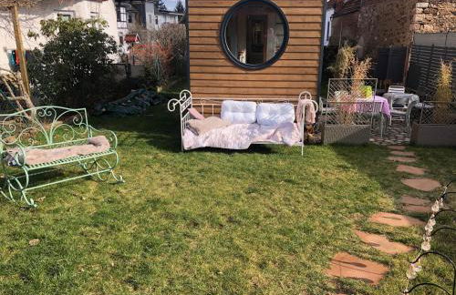 Tiny House mit Saunafass und Garten - Foto 23