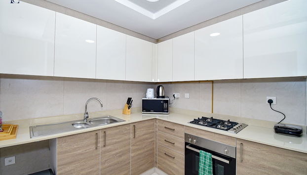 Stylish 1BR with Skyline View - THE BAY - Foto 5, Cocina privada