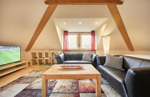 Ferienwohnung Raffael 100 qm, 2 große Betten im Wohnzimmer - Foto 9