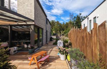 Architektenhaus mit Spielplatz, Sauna & Pool am Wald nahe Hamburg - Foto 31