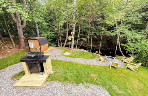 SaunaHaus - Log Cabin plus Private Sauna by the Brook - Foto 29