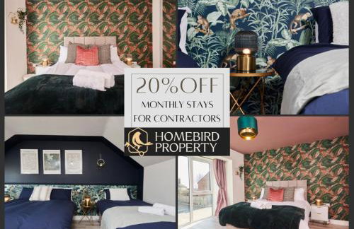 Spacious 4BDR House By Homebird Property Management Short Lets & Serviced Accommodation Leeds With Private Parking & Garden - Foto 37