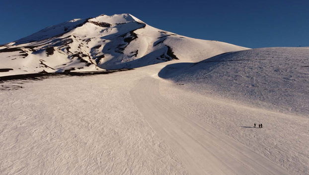 Panorámica del volcán Lonquimay