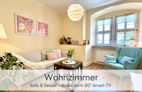 GRÄFIN MARTHA MARIA - stilvolles Apartment in der historischen Hinterburg Schlitz - mit Aufzug, Parkplatz, E-Ladestation & Garten - Fulda, Alsfeld, Bad Hersfeld 25-30 Min - Hunde willkommen - Foto 18