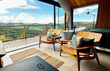 Cabana Nórdica com Maravilhosa Vista da Serra - Foto 9