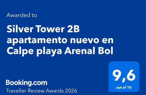 Silver Tower 2B apartamento nuevo en Calpe playa Arenal Bol - Photo 2