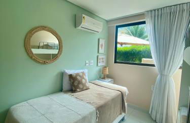 Apto Beira Mar Térreo com área gourmet Praia de Muro Alto - Foto 31