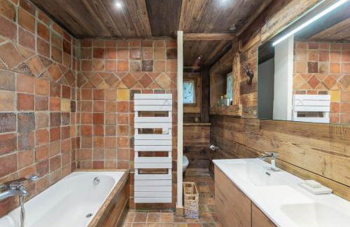 SOMPTUEUX CHALET BARON MEGEVE VUE.Jaccuzi.4 mn a pied au centre - Foto 26
