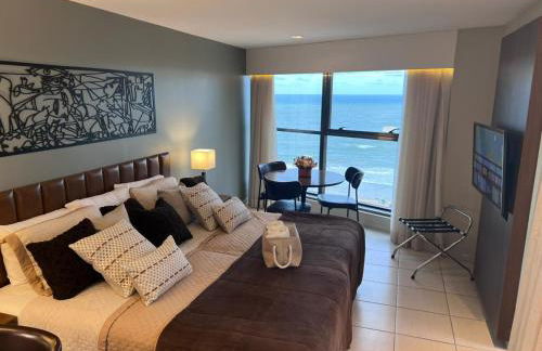 Frente Mar - Beach Class Internacional - Flat Boa Viagem - Foto 1