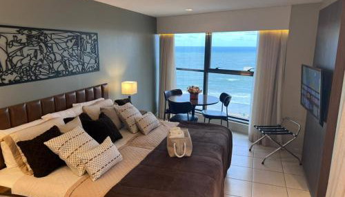 Frente Mar - Beach Class Internacional - Flat Boa Viagem - Foto 1