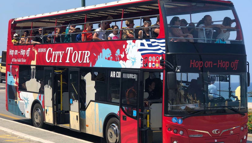 Rhodes Hop-On-Hop-Off Sightseeing Bus - Photo 2, Hop on this open-top bus