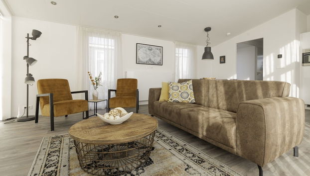 Modern, High-quality Chalet With Wifi Near the Oosterschelde - Foto 5, Zona de estar