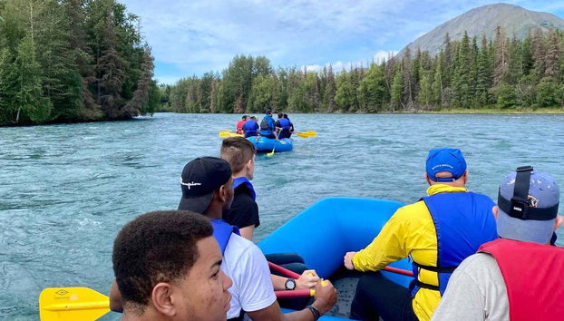 Resurrection River Rafting Tour - Photo 5, Paddling through the water