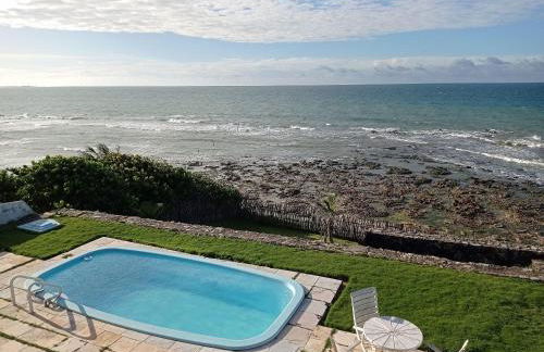 Casa Jangada - Incrível vista mar com Piscina e a melhor localização na Beira Mar da Taíba - Foto 19