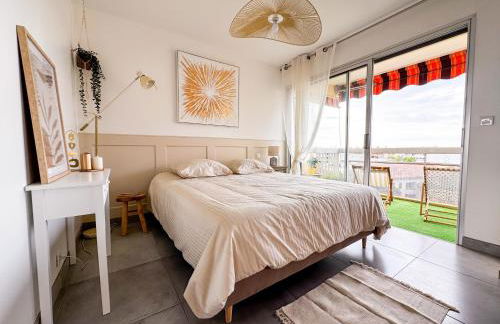 Appartement Eléa, Vue sur Mer, T1 sur Fréjus à 150m des plages - Foto 14