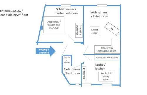 Ruhige Wohnung bei der Burg im OG2 - Foto 11