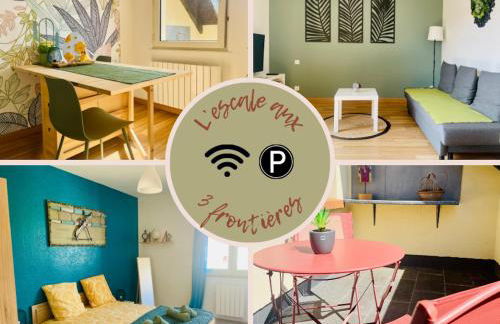 L'escale aux 3 frontières, parking, wifi, balcon - Foto 2