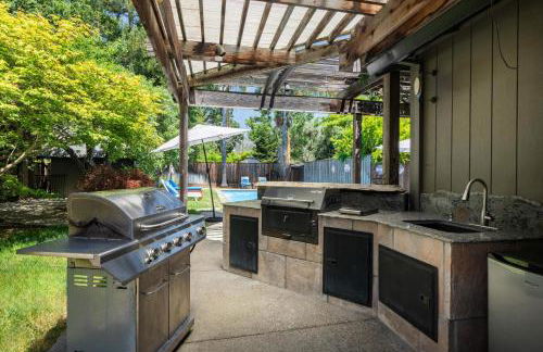 Luxury Wine Country Cigar Lounge King Suite BBQ - Foto 34