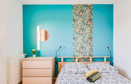 T4 82m2 - Idéal location moyenne durée, 3 chambres, parking, coucher de soleil - Photo 19