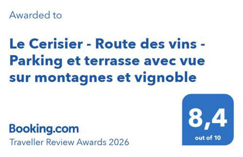 Le Cerisier - Route des vins - Parking et terrasse avec vue sur montagnes et vignoble - Foto 36