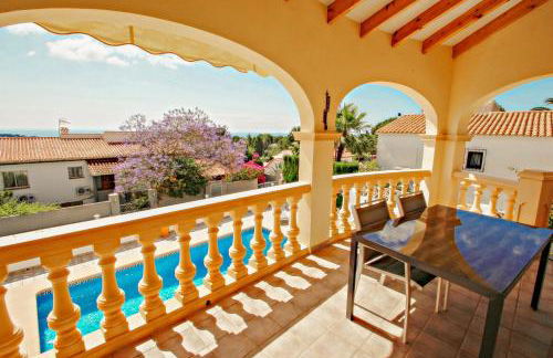 Sol Mar - sea view holiday home with private pool in Benissa - Foto 11