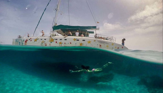 Disfrutando de las aguas cristalinas de Mallorca