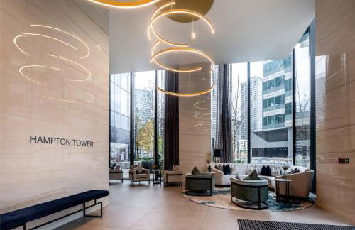 Skyline Studio with Pool & Gym, Canary Wharf - Foto 28