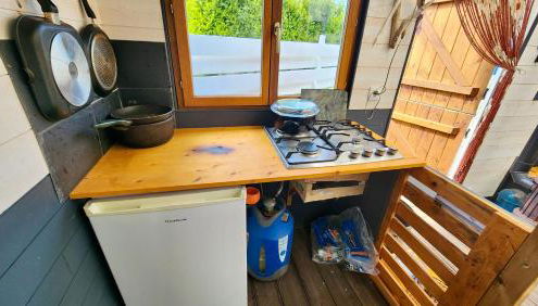 la petite maison en bois bleue - Foto 4