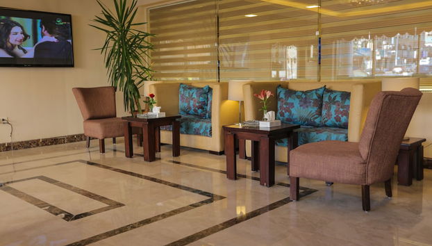 Zona de estar del vestíbulo