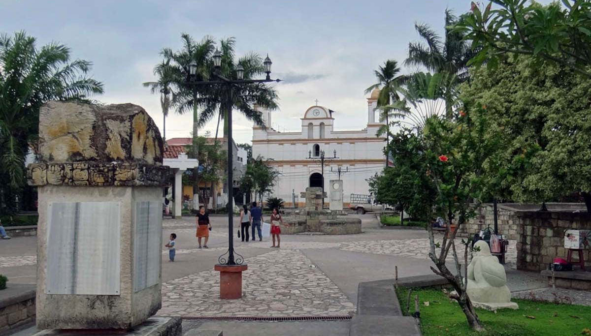 Parc central de Copán Ruinas
